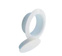 Bouchons de trou ronds en plastique, grands bouchons de trou mural, tubes de verrouillage, embouts d'insertion de tuyau pour la protection des pipelines, PVC, 1 paquet, couvercle de prise blanc 70mm