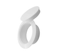 Bouchons de trou ronds en plastique, grands bouchons de trou mural, tubes de verrouillage, embouts d'insertion de tuyau pour la protection des pipelines, PVC, 1 paquet, joint annulaire blanc 130mm