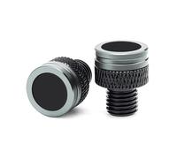 Bouchons de trous Accessoires Moto CNC Cache-trou De Rétroviseur Latéral Pour Kawasaki Z900 Z650 Z750 Z400 Z800 Z1000 Pour Ninja 400 650 300 ZX6R ZX10R(Grey)