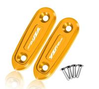 Bouchons de trous Cache Décoratif Pour Rétroviseur, Base De, Éliminateur Chicane, Accessoires Moto Pour Y-AMAHA YZFR15 V3 2018 2019 2020 2021 2022 2023 2024(Yellow)