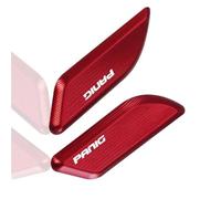 Bouchons de trous Cache-rétroviseur Avec Plaque D'obturation Et Capuchon De Code Châssis Pour Moto Pour DUCATI PANIGALE 899 2013 2014 2015/1199 2012(Rosso)