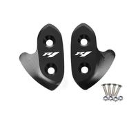 Bouchons de trous Cache-rétroviseurs Décoratifs - Éliminateurs De Chicanes Pour Y-AMAHA YZF-R1 YZF-R1M YZF R1 R1M 2015 2016 2017 2018 2019(Nero)