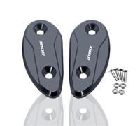 Bouchons de trous Cache-trou De Rétroviseur Pour Moto Cache-support Latéral En Aluminium Pour H-ONDA CBR1000RR 2008 2009 2010 2011 2012-2017(Grey)