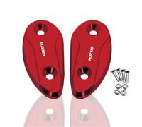 Bouchons de trous Cache-trou De Rétroviseur Pour Moto Cache-support Latéral En Aluminium Pour H-ONDA CBR1000RR 2008 2009 2010 2011 2012-2017(Rosso)