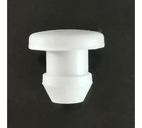 Bouchons de trous en caoutchouc de Silicone blanc, 5.5 à 20 Mm, couvercle de bouchon de type T solide, joint à pression, bouchon d'extrémité d'obturation, bouchon d'étanchéité(6.5mm(10pcs))