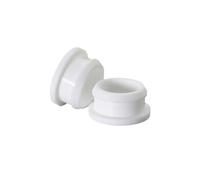 Bouchons de trous en silicone, Bouchon de trou en caoutchouc Silicone, joint boucle forme T, scellage d'extrémité aveugle 4.5mm à 50.6mm(White,16mm(2pcs))