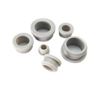 Bouchons de trous en silicone, Joint d'étanchéité en caoutchouc de Silicone, Type boucle, trou d'œillet, couvercle d'extrémité, 4.5mm-50mm(Gray,29x24mm(2pcs))