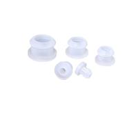 Bouchons de trous en silicone, Joint d'étanchéité en caoutchouc de Silicone, Type boucle, trou d'œillet, couvercle d'extrémité, 4.5mm-50mm(Transparent,38.6x36.6mm(1pcs))