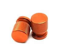 Bouchons de Valve Bouchons De Valve Pneu Roue en Aluminium CNC, Accessoires Moto pour H-Onda Hornet CB600F CB600 CB919 Goldwing Gl1800 600(Orange)