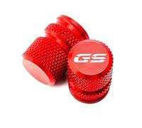 Bouchons de Valve Couvercle De Tige Valve Pneu Roue en Aluminium, Accessoires Moto pour BMW R1250GS R1200GS LC ADV F850 GS F750GS F650GS F850GS G310GS(Rosso)
