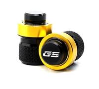 Bouchons de Valve Couvercle De Valve Pneu Roue, 2 Pièces, pour BMW R1250GS R1200GS LC ADV F850 GS F750GS F650GS F850GS G310GS, Capuchon Port d'air, Accessoires Moto(Gold)