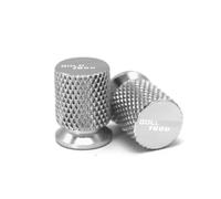 Bouchons de Valve Couvercle De Valve Pneu Roue CNC, Accessoires Moto pour H-Onda Goldwing 1800 GOLDWING1800 GL1800(Silver)