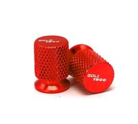 Bouchons de Valve Couvercle De Valve Pneu Roue CNC, Accessoires Moto pour H-Onda Goldwing 1800 GOLDWING1800 GL1800(Rosso)