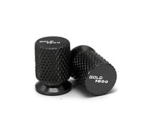 Bouchons de Valve Couvercle De Valve Pneu Roue CNC, Accessoires Moto pour H-Onda Goldwing 1800 GOLDWING1800 GL1800(Nero)