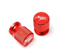 Bouchons de Valve de Moto pour Africa Twin CRF1100L CRF1000L CRF 1000 1100 Accessoires Moto CNC Valve Pneu Prise d'air Capuchons(Red2)