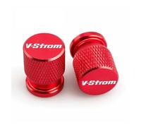 Bouchons de Valve de Moto pour Bouchons De Valve Moto V-Strom DL 250 650 1000 1050 XT 800 DE 800DE Vstrom 1000XT 1050XT DL1050 VStrom(Red V-Strom)