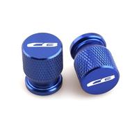 Bouchons de Valve de Moto pour Hon@&da CB125R CB150R CB190R CB250R CB300R CB1000R CB400 CB500X CB500R/F CB650F/R CB1100 Bouchons De Tige De Valve De Pneu De Roue De Moto(Blue)