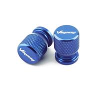 Bouchons de Valve de Moto pour Hon@&da Varadero 1000 XL Accessoires De Moto Pièces De Pneu De Roue CNC Bouchons De Tige De Valve Couverture(Blue)