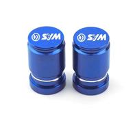 Bouchons de Valve de Moto pour SYM Joymax Z 125 250 300 Maxsym 400i 600i TL500 CRUiSYM GTS 300i T2 T3 Joyride 200 Bouchons De Valve Pneu, Capuchons Hermétiques(FF-r)