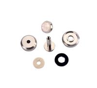 Bouchons de valve de piston de trompette avec tige de connexion et joint d'étanchéité pratiques petites pièces de réparation bouton clé débutants enfants adultes vent