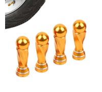 Bouchons De Valve De Pneu, 4 Pièces De Couvercles Anti-Poussière De Style Trophy, Bouchons De Valve pour Roues, pour Camions, Voitures, SUV, Vélos, Motos, Et Automobiles