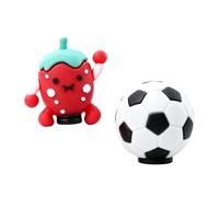 Bouchons de Valve de Pneu de vélo, 2 pièces, couvercles décoratifs Anti-