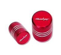 Bouchons de Valve de Pneu pour Hon@&da CB F600 R600F Hornet 250 cb400 Hornet CB 599 600 Moto Accessoire Roue Pneu Valve Tige Caps CNC Couvercles Hermétiques(Red)