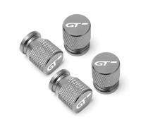 Bouchons de valve de pneu Pour Kia GT LINE ELANTRA Sportage Stinger KX5 K3 K4 K5 Sorento bouchons de valve de pneu de roue de voiture couvertures de tige de jante de pneu accessoires 4 pièces(Titanium