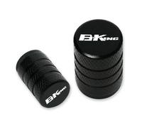 Bouchons de Valve de Pneu pour Suzuki B-King ABS BKING 2008 2009 2010 2011 2012 Moto Universel Bouchon De Valve Véhicule Roue Pneu Valve Tige Capuchons Couvre(Black)