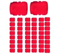 Bouchons De Valve pour Pneus, 50 Pièces Couvercles À Retrait Facile, Capsules De Tige De Valve pour Pneus, pour Conduite Extérieur Garage Sport Roues Véhicules Motos Vélos