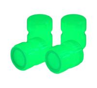 Bouchons de Valve pour Pneus de Voiture | Luminescent Résistant Intempéries Protection UV 4 Pièces,Bouchons De Valve,pour Utilisation Automobile Conduite De Nuit en Plein Air Garage