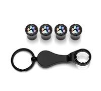 Bouchons De Valve pour Pneus | Étanches Antipoussière en Métal Anti-Vol,Couvercles pour Tiges De Valve - pour Voiture Camion Utilitaire SUV Et Deux-Roues Maintenance Roues Voyage