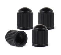 AMiO Bouchons de valves pour pneus AMIO-02623 – Noirs en plastique – 4 pièces