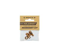 Bouchons de valves tubeless peaty s v2 holeshot fast flow bronze bourbon