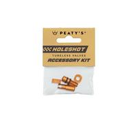 Bouchons de valves tubeless peaty s v2 holeshot fast flow orange mango