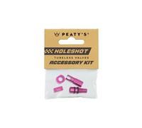 Bouchons de valves tubeless peaty s v2 holeshot fast flow rose punch