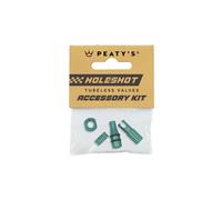 Bouchons de valves tubeless peaty s v2 holeshot fast flow vert jade