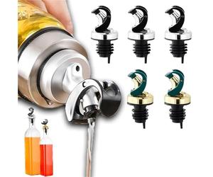 Bouchons de vin 30 pièces bouchon bouteille d'huile joint buse distributeur pulvérisateur détection gravité verseur Sauce outil cuisine(Gold)