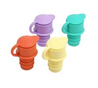 Bouchons de vin 30 pièces, joint conservation étanche for bouteilles rouge, Champagne et assaisonnement, accessoires cuisine salle à manger(Purple)