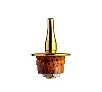 Bouchons de vin 6 pièces bouchon bouteille amère d'essence goutteur liqueur Dasher hauts ensemble Cocktail for garder le Champagne frais(Gold)