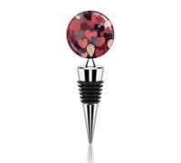 Bouchons de vin décoratifs en métal en forme de cœur de différentes tailles. Élégants, réutilisables et étanches, ils sont parfaits pour offrir, pour un bar, les fêtes, les mariages ou toute autre o