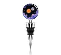 Bouchons de vin en acier inoxydable orange soleil et lune avec joint hermétique, réutilisable, garde la fraîcheur, étanche pour bar, mariage, cuisine