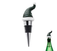 Bouchons de vin en forme de chapeau de Père Noël pour bouteilles de vin - Bouchon de bouteille de Noël pour les fêtes de fin d'année, bouchon en festif pour les amateurs d'alcool, de whisky