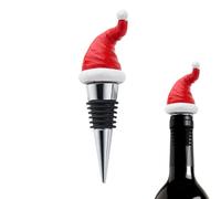 Bouchons de vin en forme de chapeau de Père Noël pour bouteilles de vin | Bouchon décoratif | Économiseur d'huile d'olive bouteilles de liqueur en pour mariage, festival, maison