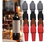 Bouchons de vin et de champagne, ensemble de couvercles en silicone pour conserver les bouteilles à la maison et les fêtes en silicone pour sceller les bouteilles de vin, de bière et de champagne à la