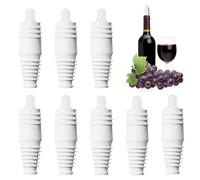 Bouchons De Vin Pour Bouteilles | Couvercles Étanches Souples Réutilisables - Fermoir De Bouteille | 8 Pièces Pour Bouteilles De Vin, Bière, Champagne, Pour Voyage, Maison, Bar, Fête, Dîner, Restauran