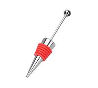 Bouchons de vin uniques avec tige métallique fine, anneaux d'étanchéité colorés, bouchons réutilisables pour bouteille de mariage en alliage d'aluminium, gadget de cuisine