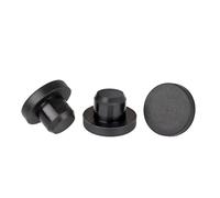 Bouchons d'étanchéité solides, 15 pièces, 2 bouchons en caoutchouc silicone de 14 mm, bouchons en caoutchouc étanches de type T, embouts de tube(Svart,T8.0 (7.5mm-7.78mm))