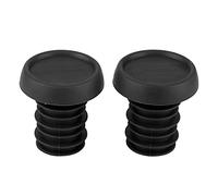 Bouchons d'extrémité de barre en caoutchouc pour vélo de montagne et Scooter, guidon léger et Durable de 22.2mm (Poignée ODI noire)