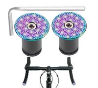 Bouchons d'extrémité de guidon - Bouchons en d'aluminium 26 g, extrémités de barre réglables, équipement de fournitures de cyclisme pour vélo de montagne, moto | Camping Fitness Aventures en p